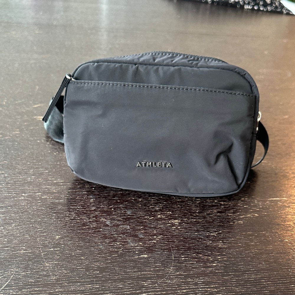 Athleta Black Nylon Belt Bag